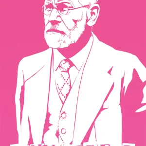Pink Freud Mini Poster